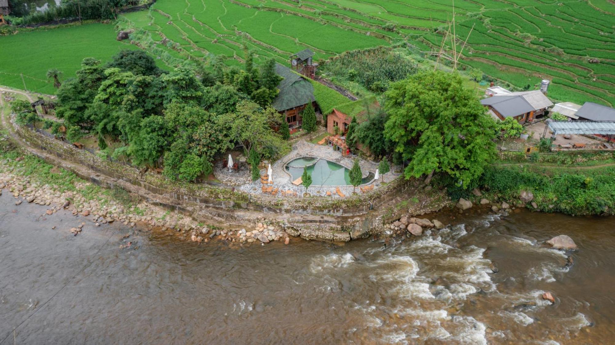 Sapa Riverside Ecolodge & Spa ภายนอก รูปภาพ